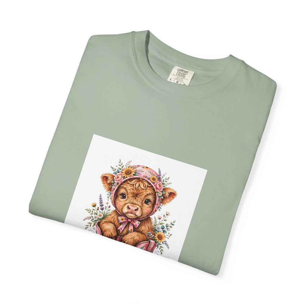 Tiger Cub Floral Tee — "Momma's Little Snugglepunch" Cute Baby Animal T-Shirt