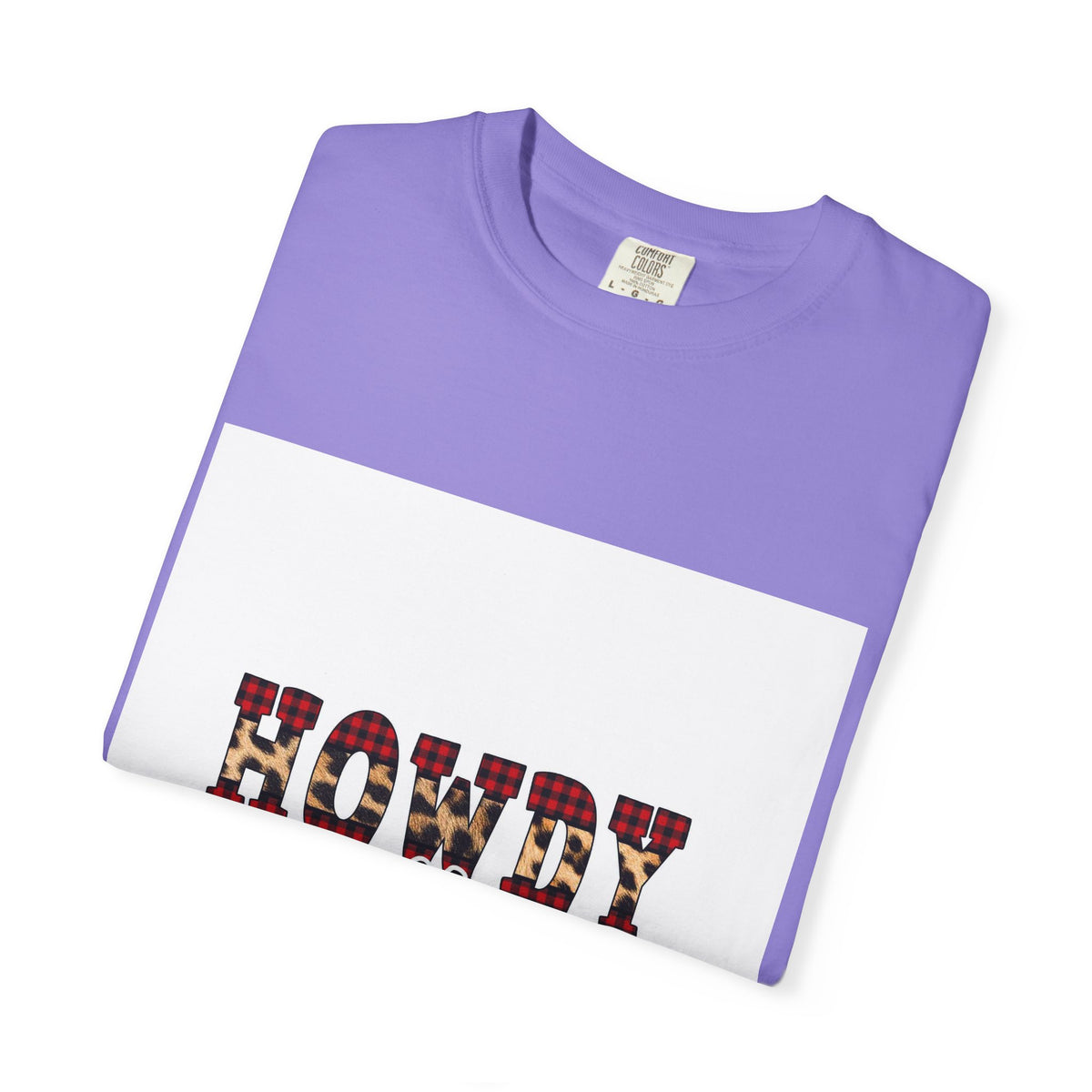 Howdy y'all T-Shirt — Plaid Western Graphic Tee