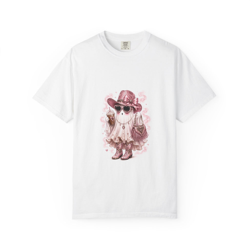 Cowboy Ghost Graphic T-Shirt — Cute Spooky Western Halloween Tee