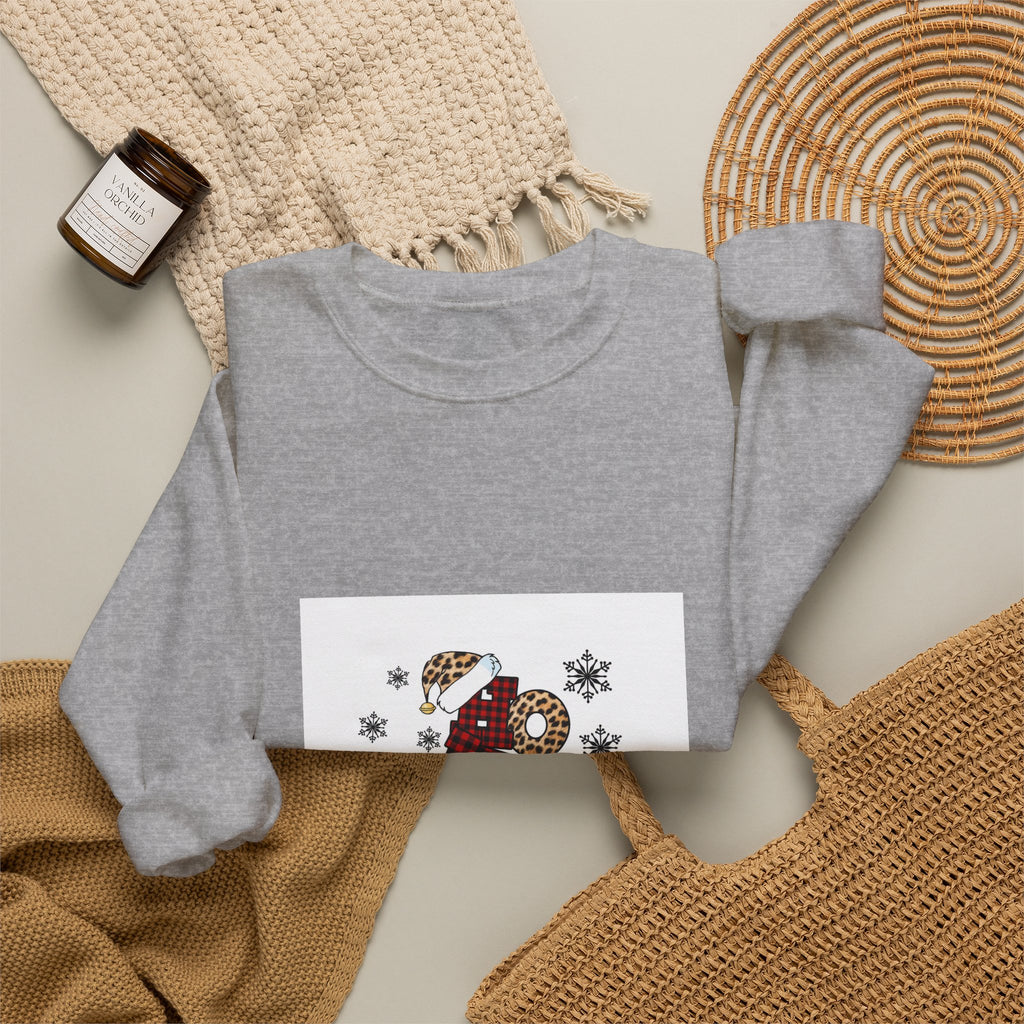 2023 Cozy Christmas Crewneck Sweatshirt — Festive '2023' Snowflake Design