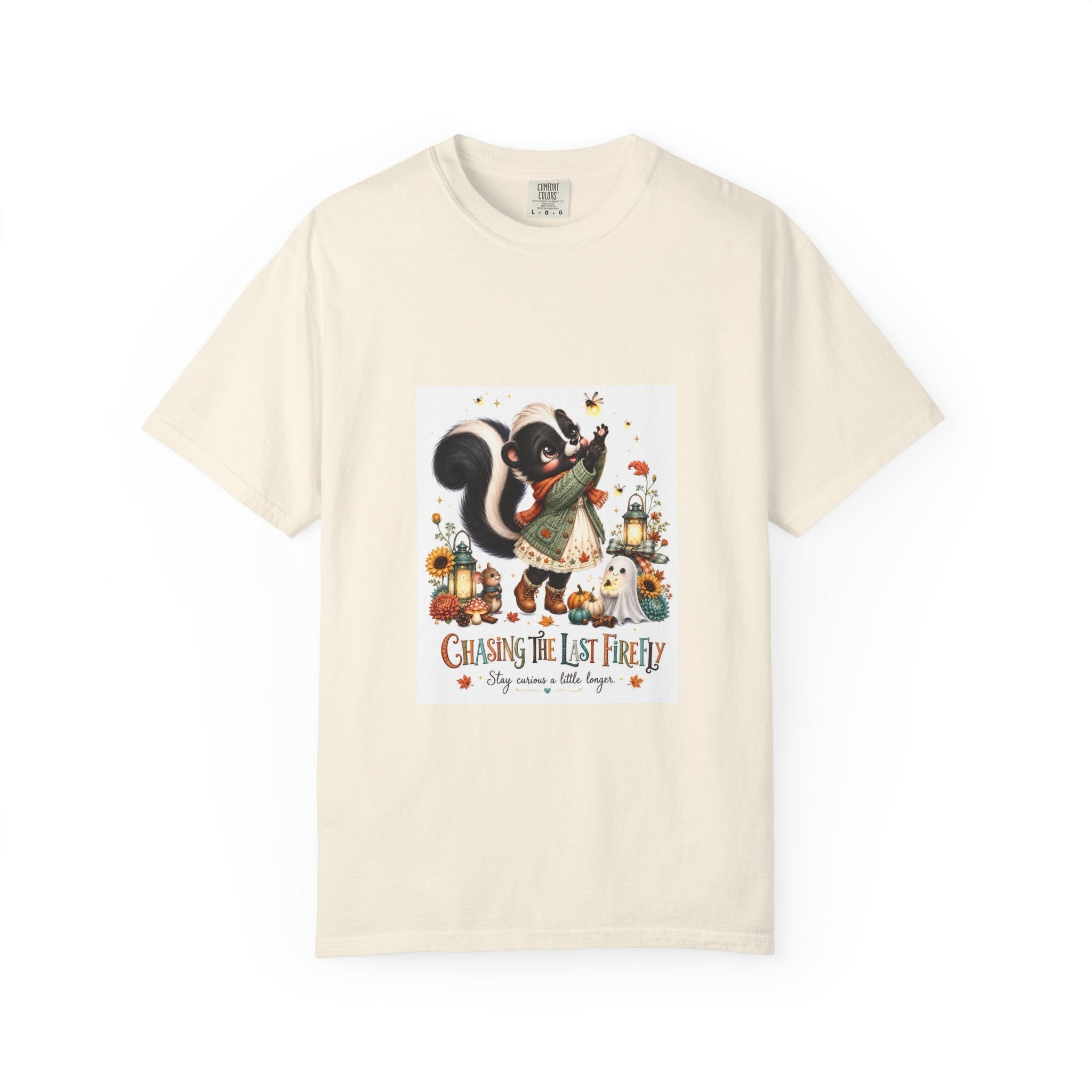 Chasing the Last Firefly Skunk Graphic T-Shirt
