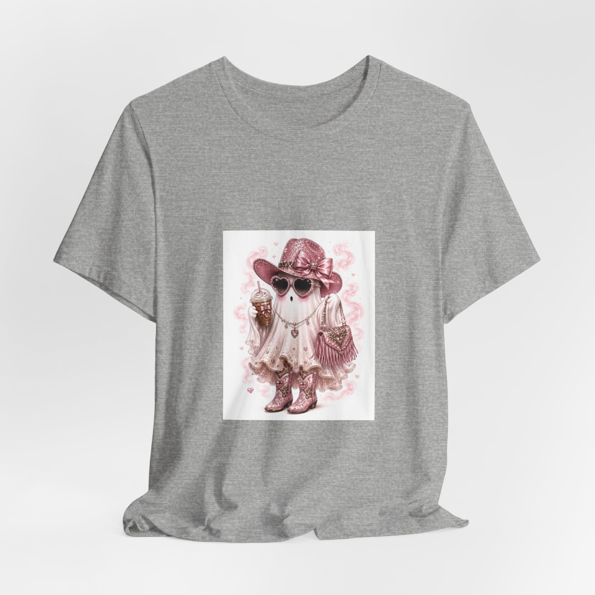 Cowgirl Ghost Tee — Cute Halloween Western Graphic T-Shirt