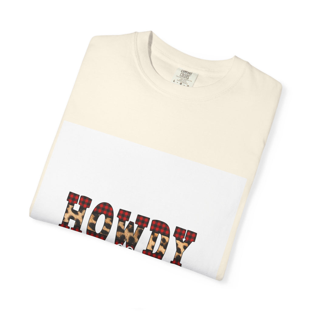 Howdy y'all T-Shirt — Plaid Western Graphic Tee