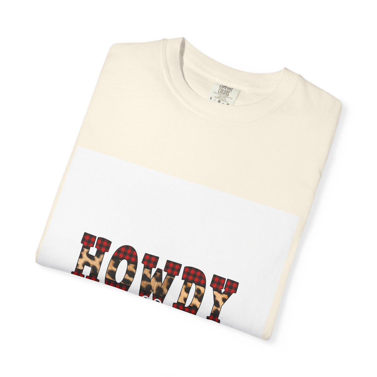 Howdy y'all T-Shirt — Plaid Western Graphic Tee