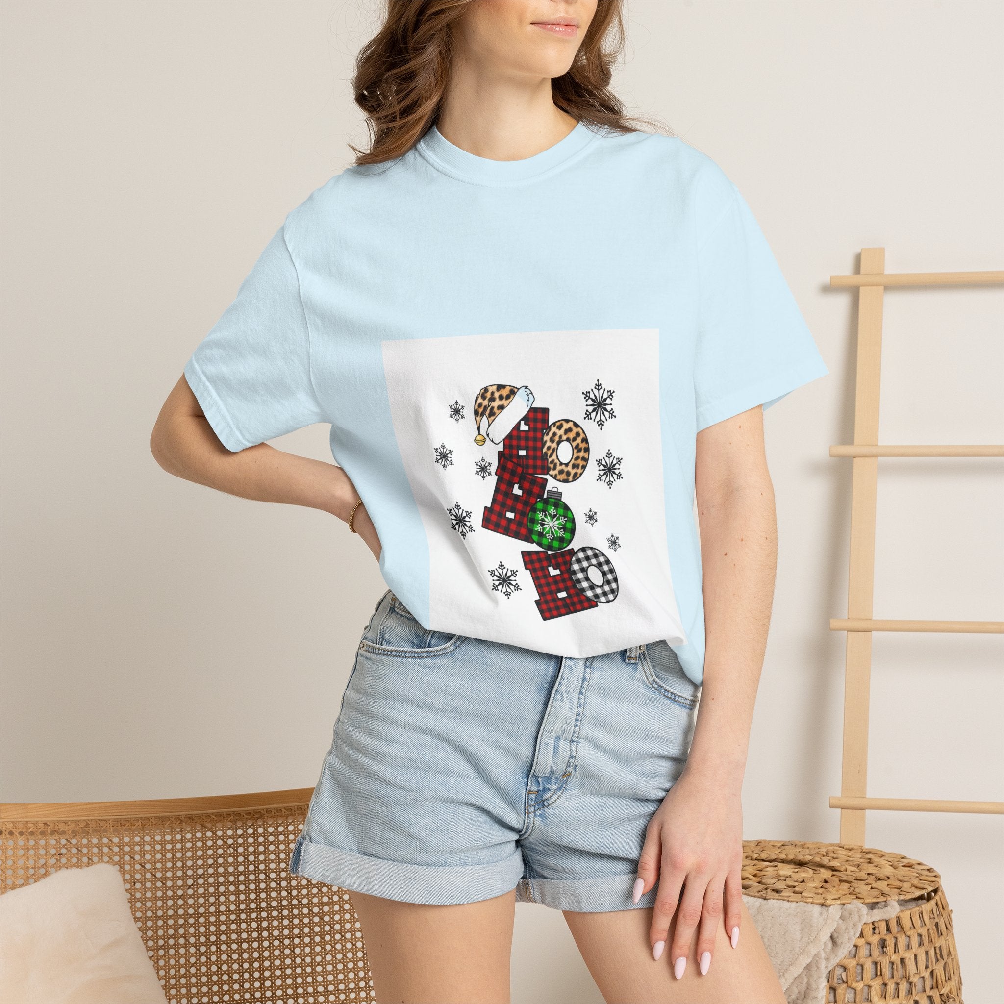 Holiday JOY Plaid Graphic T-Shirt