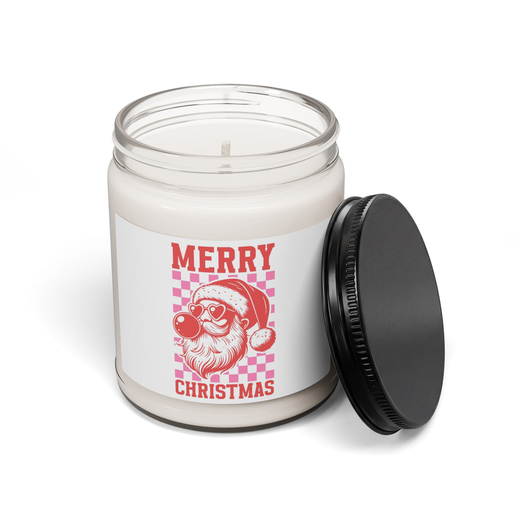 Merry Christmas Soy Candle — 9oz Scented Holiday Jar