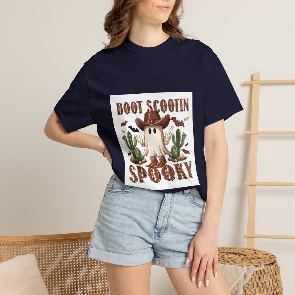 Boot Scootin' Spooky Ghost T-Shirt