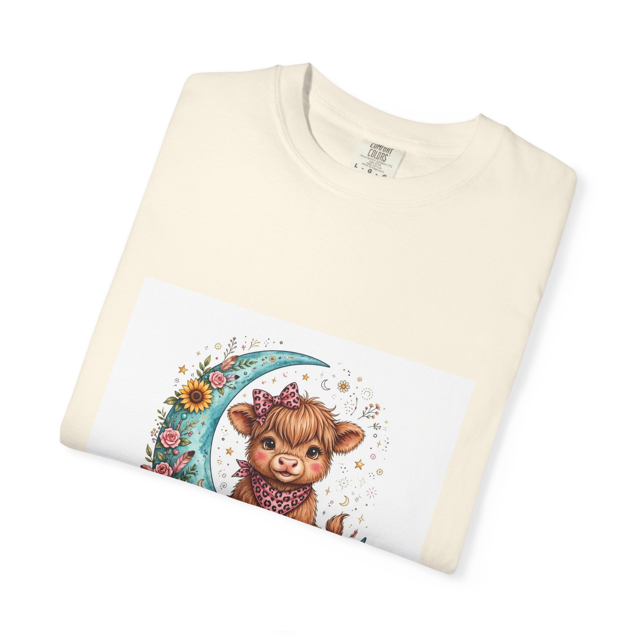 Cow Cute T-Shirt – "Love You to the Moon & to the Ranch" Graphic Tee