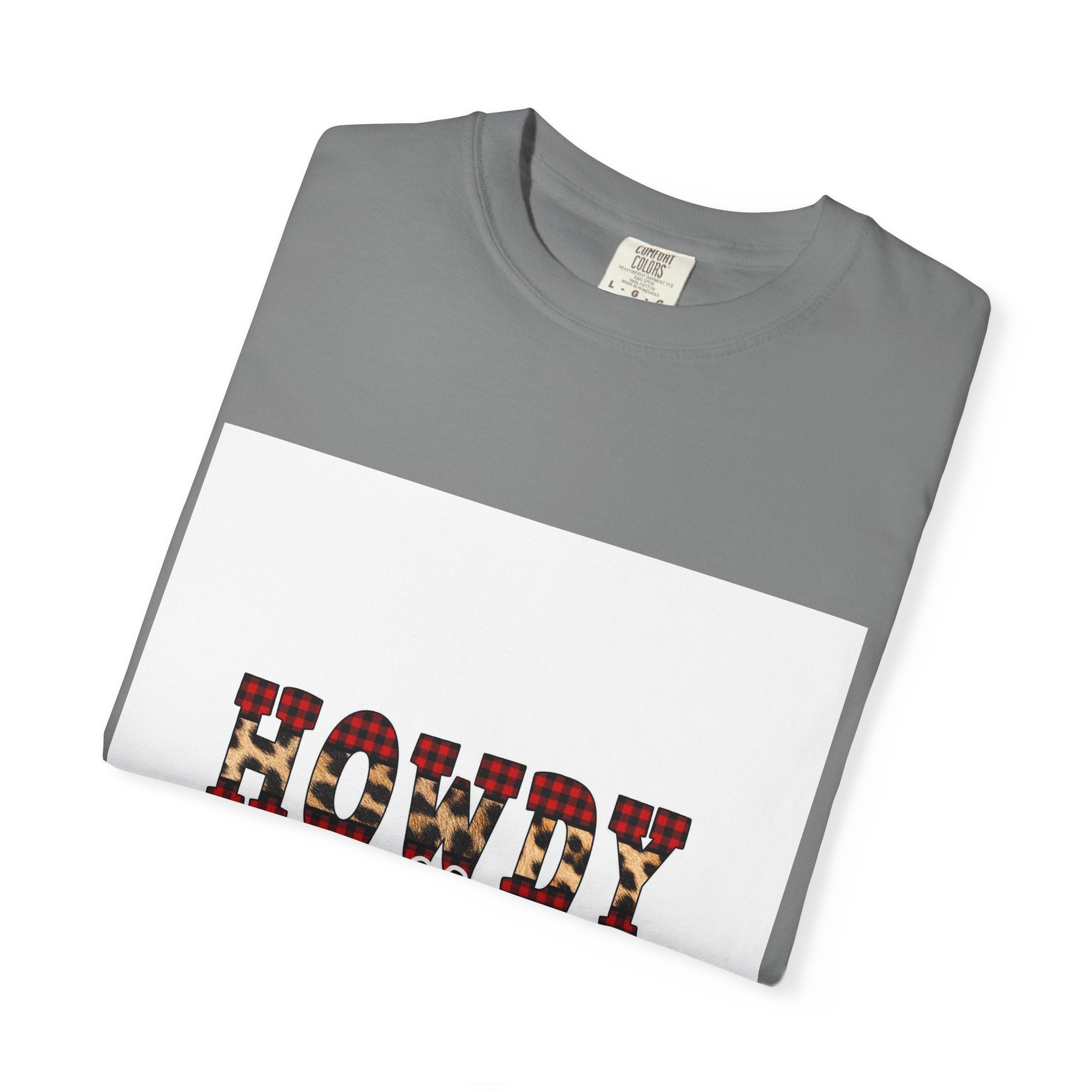 Howdy y'all T-Shirt — Plaid Western Graphic Tee