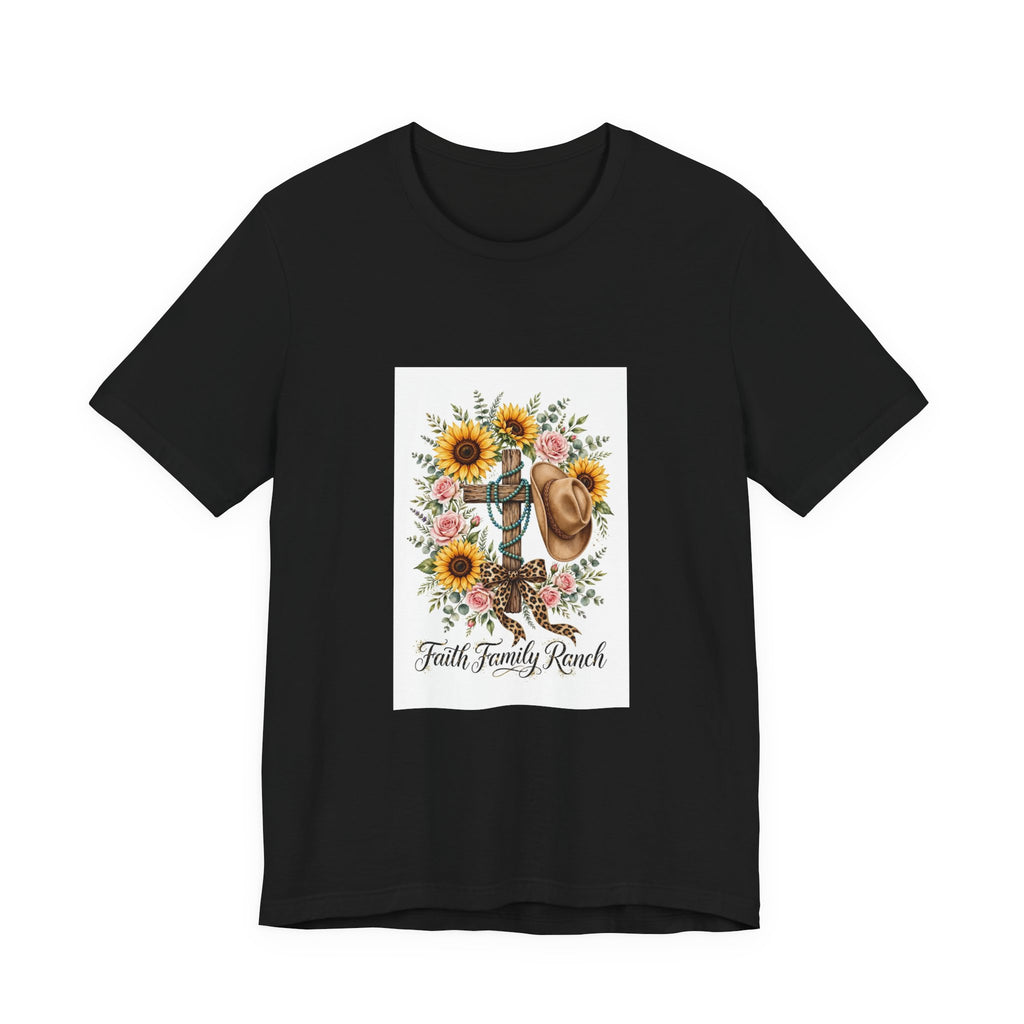 Faith Family Ranch Sunflower Western Tee