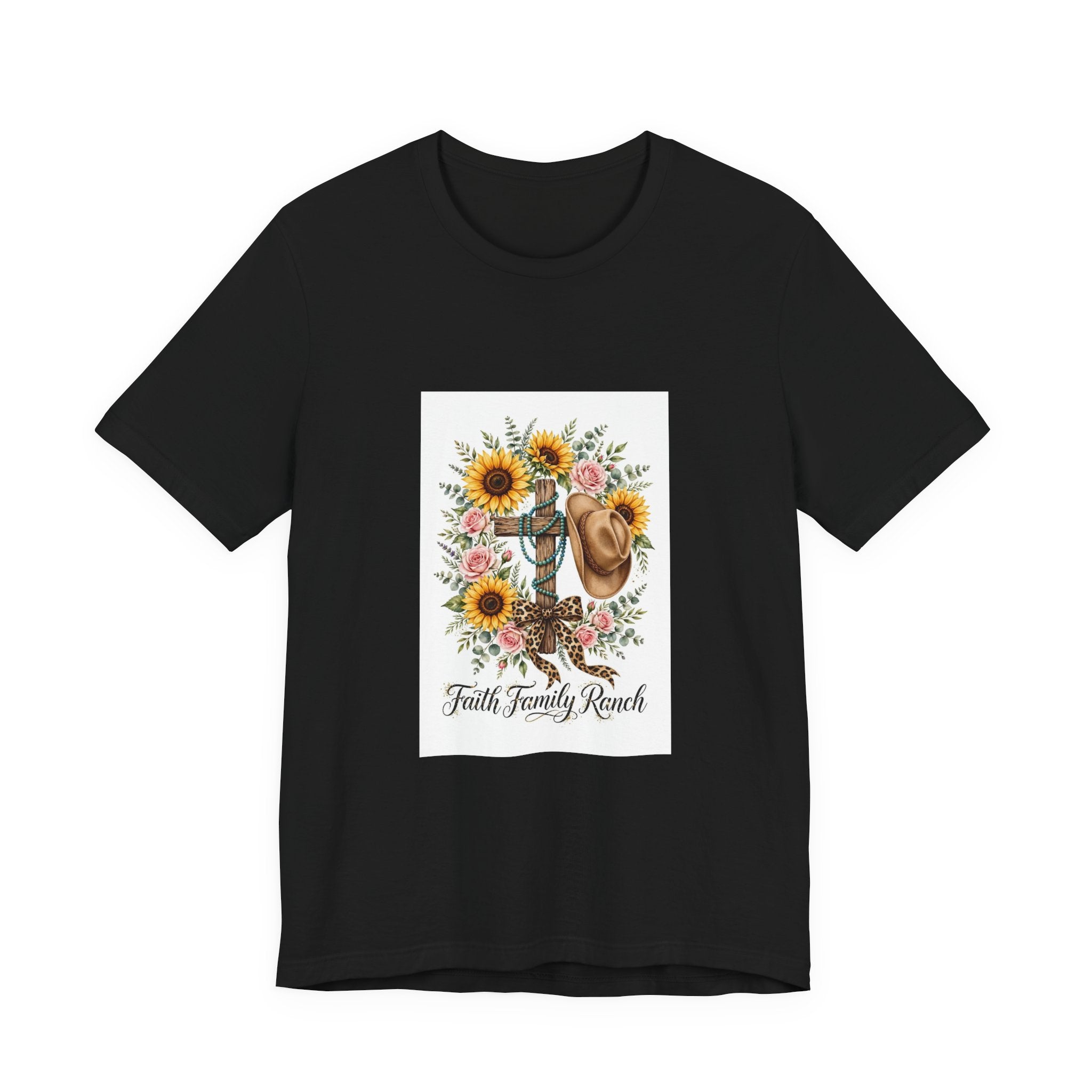Faith Family Ranch Sunflower Western Tee