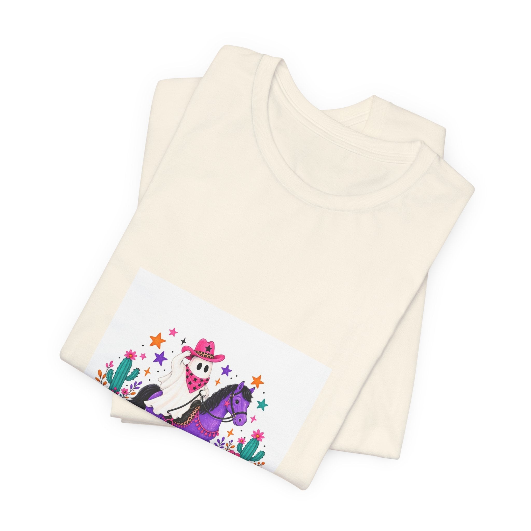 Halloween Skeleton Horse T-Shirt — Dia de los Muertos Desert Scene