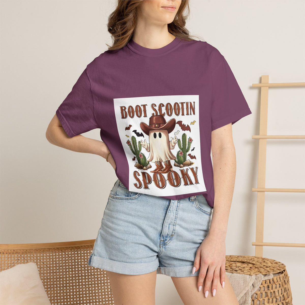 Boot Scootin' Spooky Ghost T-Shirt