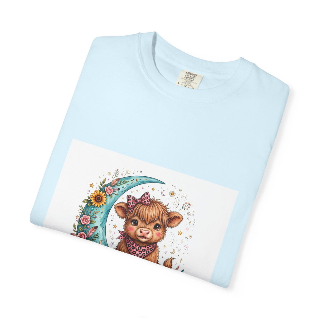 Cow Cute T-Shirt – "Love You to the Moon & to the Ranch" Graphic Tee