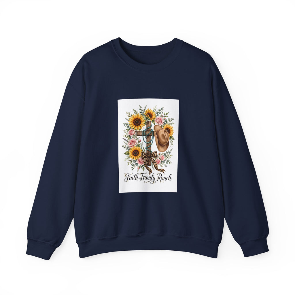 Faith Family Ranch Floral Sweatshirt