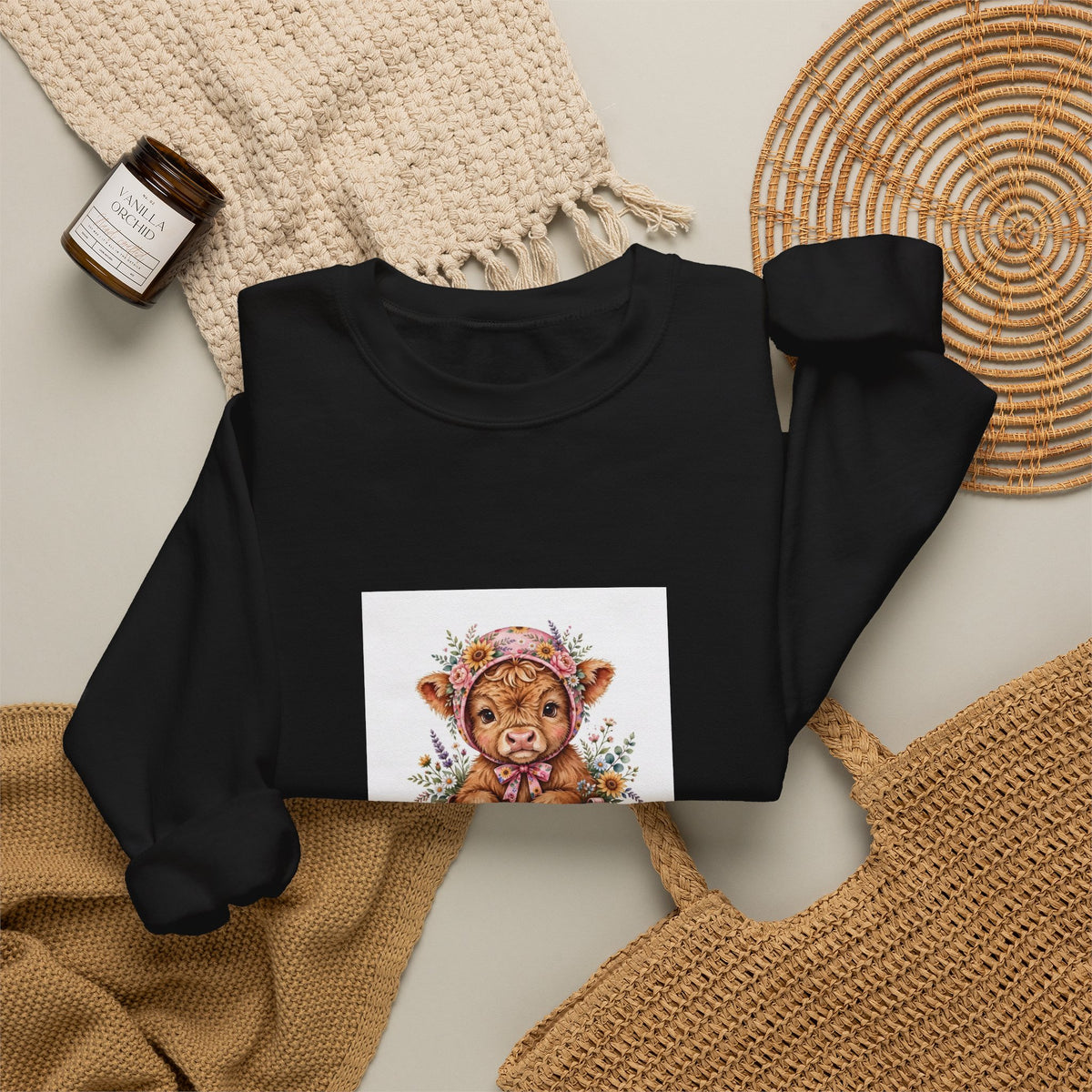 Bear Cub Valentine Sweatshirt - "Be Mine Little Valentine" Cute Teddy Graphic Crewneck