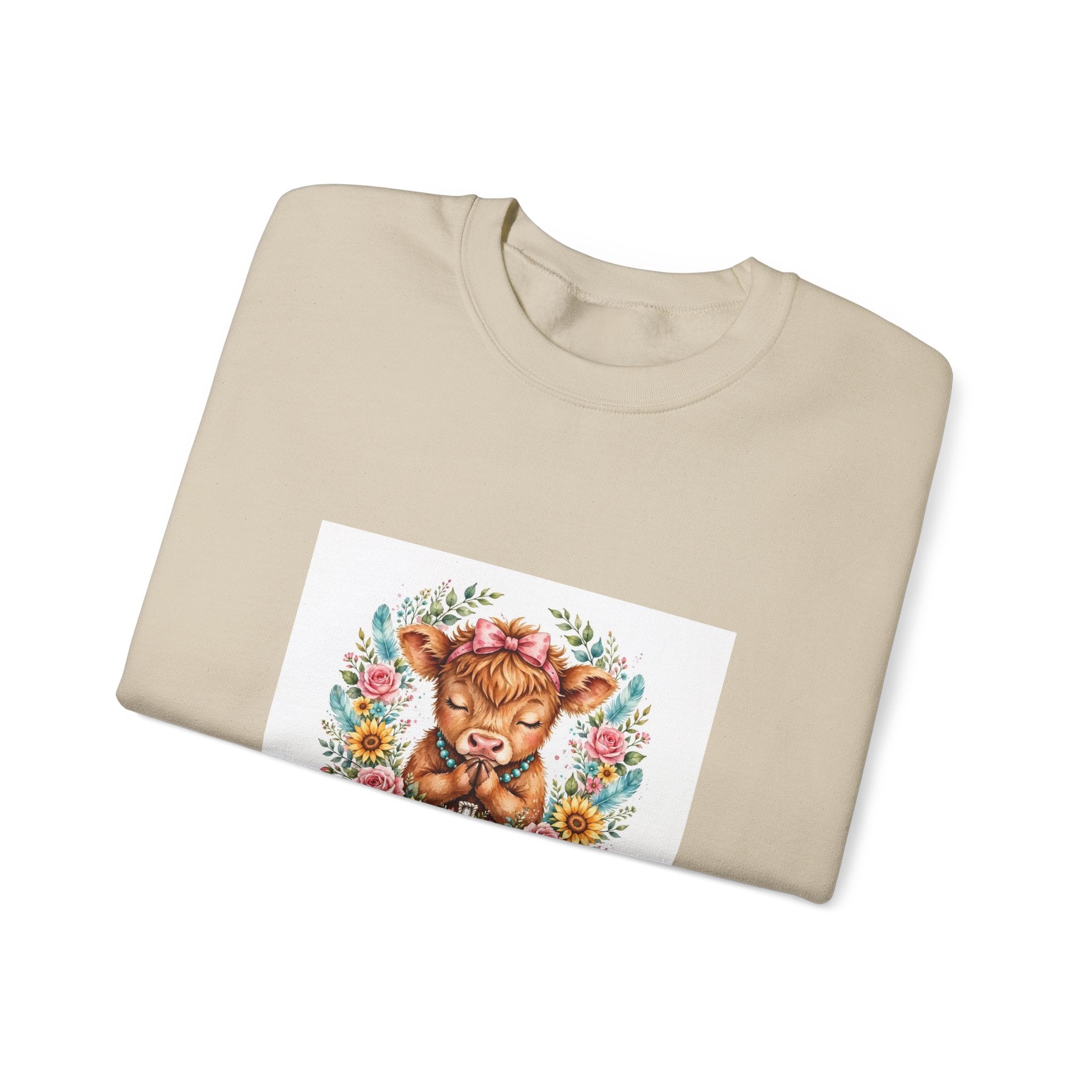 Cowgirl Mama Prayer Sweatshirt — Floral Western Mom Crewneck