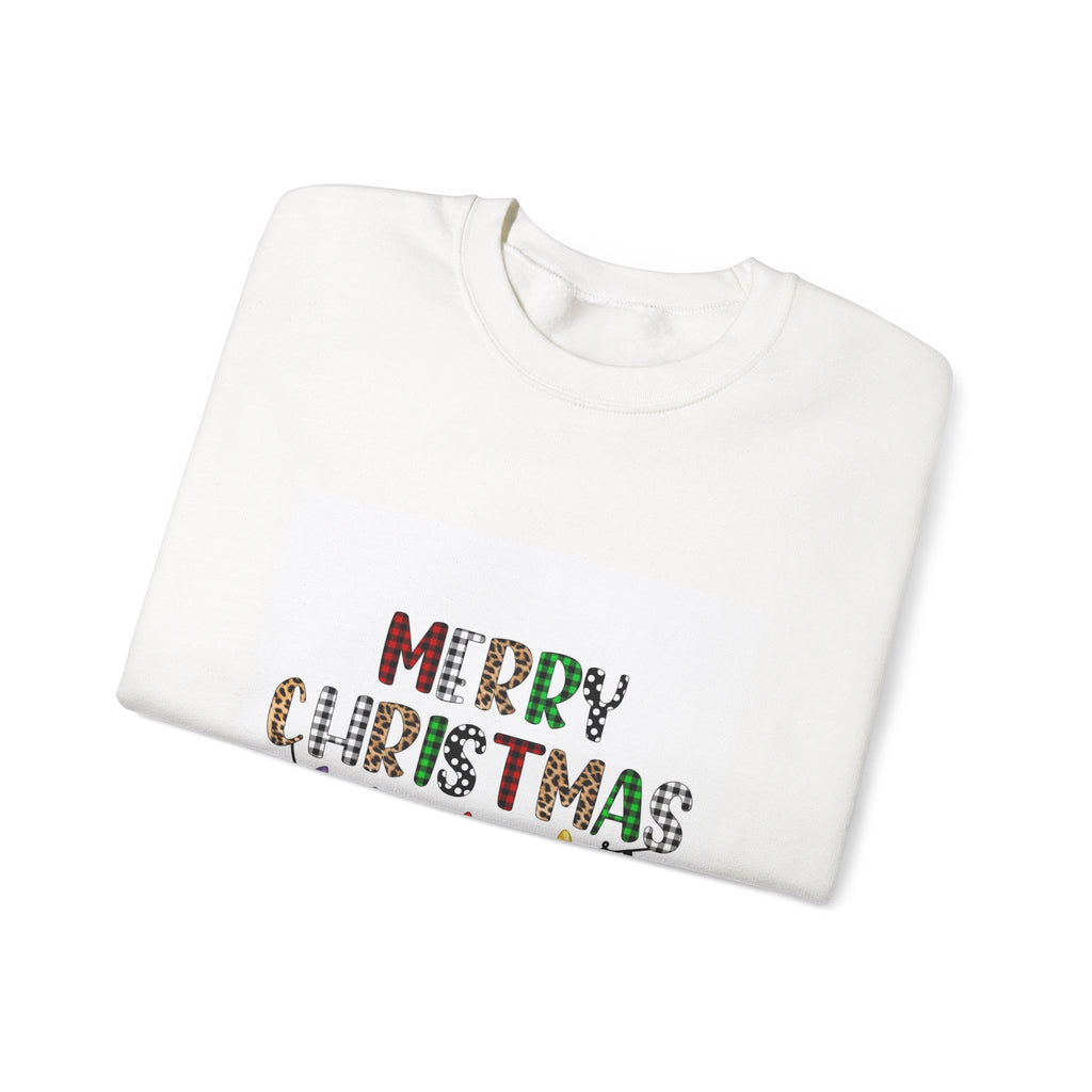 Christmas Sweatshirt "Merry Christmas Ya Filthy Animal" – Holiday Crewneck