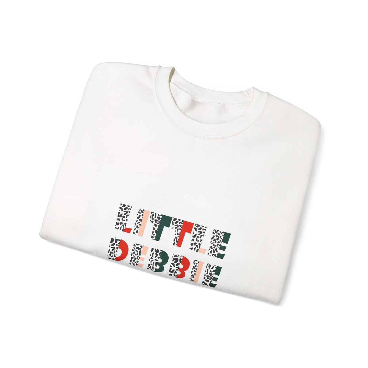 Crewneck Sweatshirt — “Little Debbie Slut” Floral Graphic Cozy Pullover